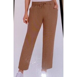 Hilary Radley Womens XXL Tan Beige Pants Chino Classic 2XL 27" Inseam